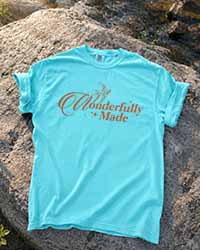 Wonderfully Made Christian Comfort Colors® Tee | Psalm 139:14 Women's Graphic Shirt