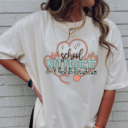 Funny Shirt For Student Nurse - Future School Nurse Tee - Natural- Up To 5XL