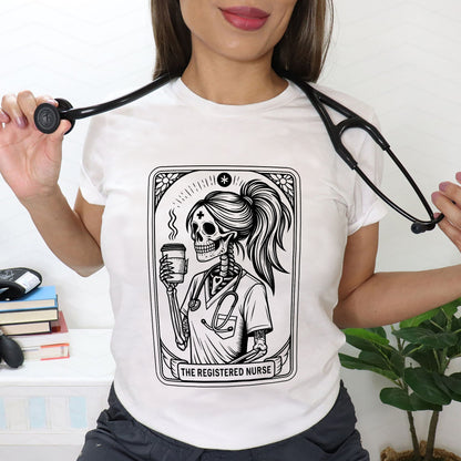 The Registered Nurse T-Shirt   - Funny Stelekon Tees For Registered Nurse - White- Up To 5XL