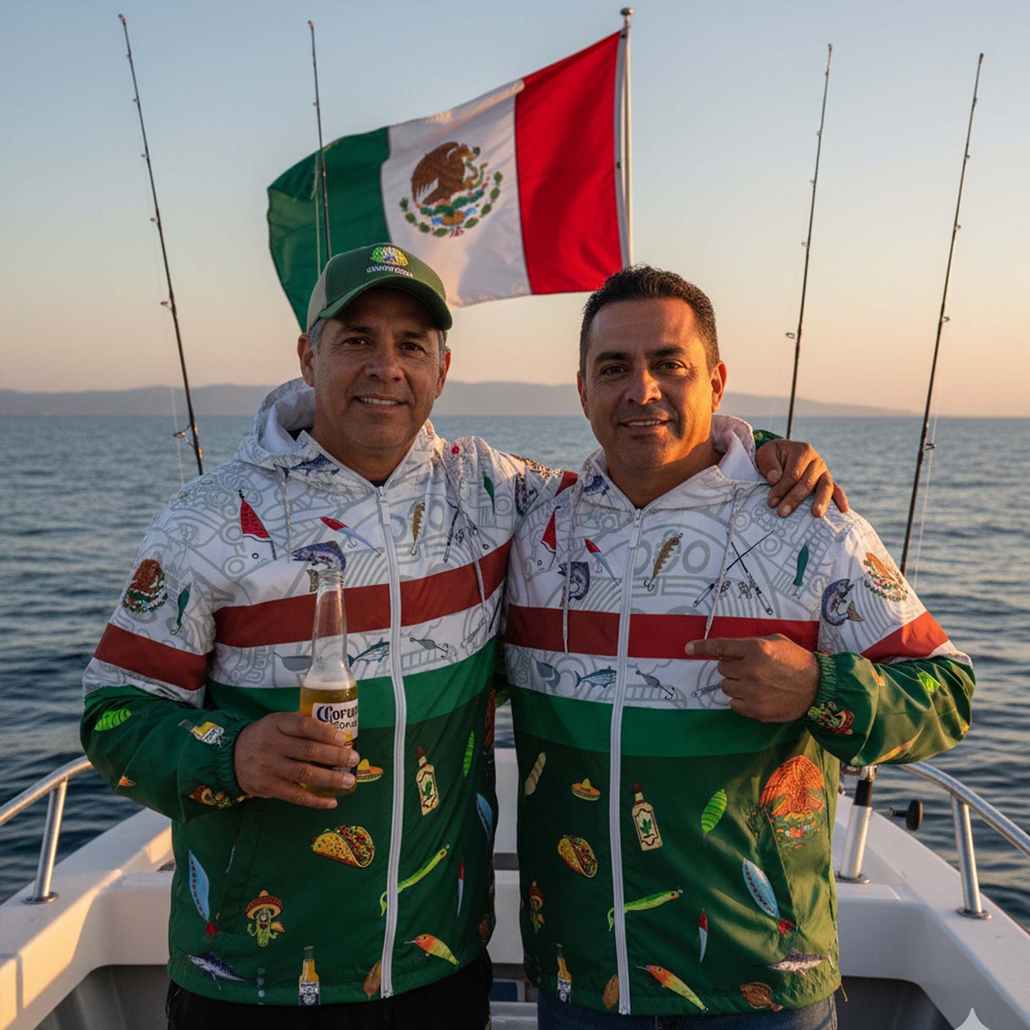 Mexican Fishing Windbreaker Jacket – Fiesta Camo Angler Style