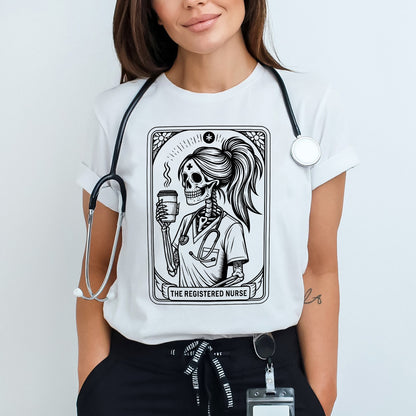 The Registered Nurse T-Shirt   - Funny Stelekon Tees For Registered Nurse - White- Up To 5XL