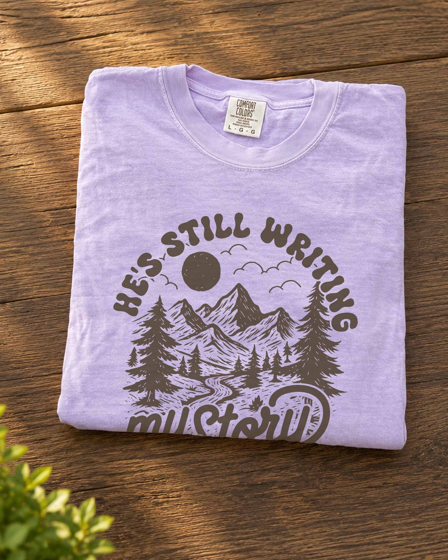 He's Still Writing My Story Shirt | Christian Women's Comfort Colors® Graphic Tee