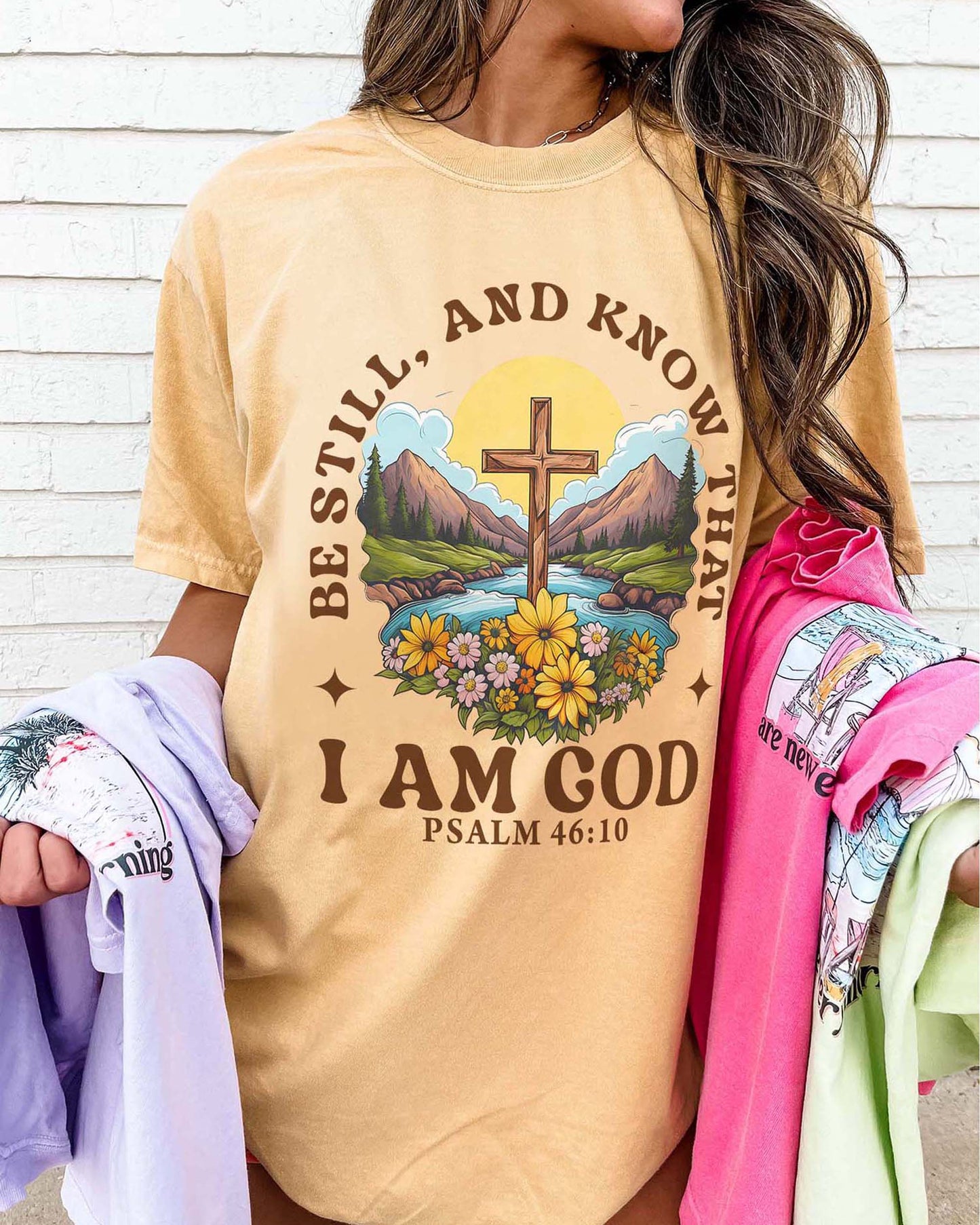 Be Still and Know Christian T-Shirt – Psalm 46:10
