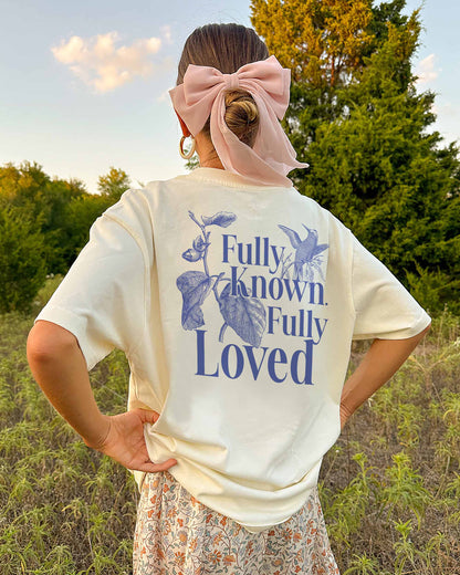 Fully Known. Fully Loved. Christian Comfort Colors® Tee | Psalm 139 Women's Graphic Shirt