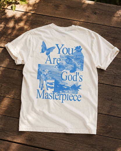 You Are God's Masterpiece Christian Comfort Colors® Tee | Ephesians 2:10 Women's Graphic Shirt