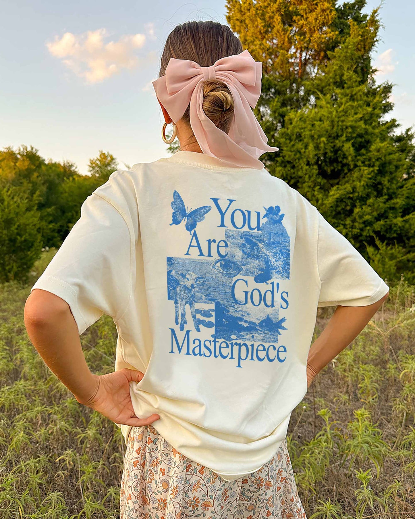 You Are God's Masterpiece Christian Comfort Colors® Tee | Ephesians 2:10 Women's Graphic Shirt