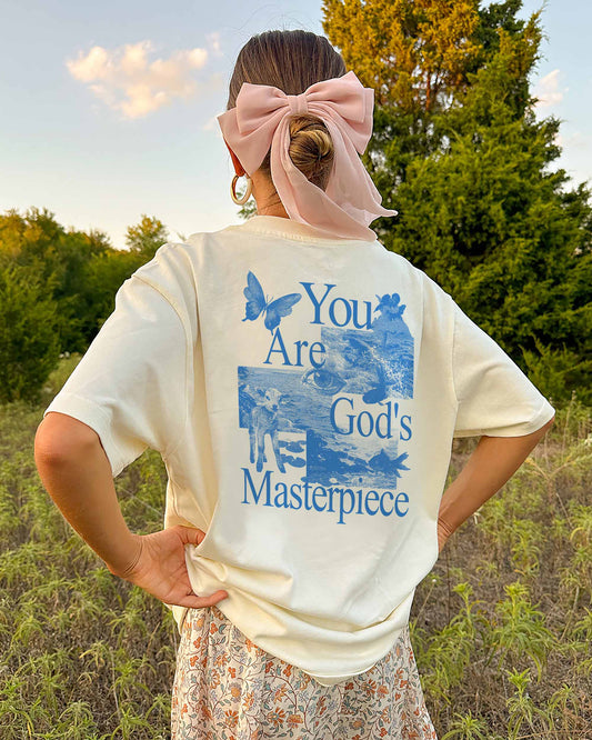 You Are God's Masterpiece Christian Comfort Colors® Tee | Ephesians 2:10 Women's Graphic Shirt