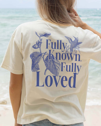 Fully Known. Fully Loved. Christian Comfort Colors® Tee | Psalm 139 Women's Graphic Shirt