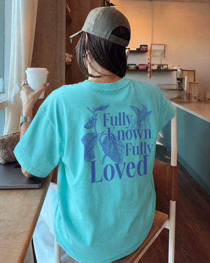 Fully Known. Fully Loved. Christian Comfort Colors® Tee | Psalm 139 Women's Graphic Shirt