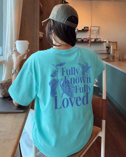 Fully Known. Fully Loved. Christian Comfort Colors® Tee | Psalm 139 Women's Graphic Shirt
