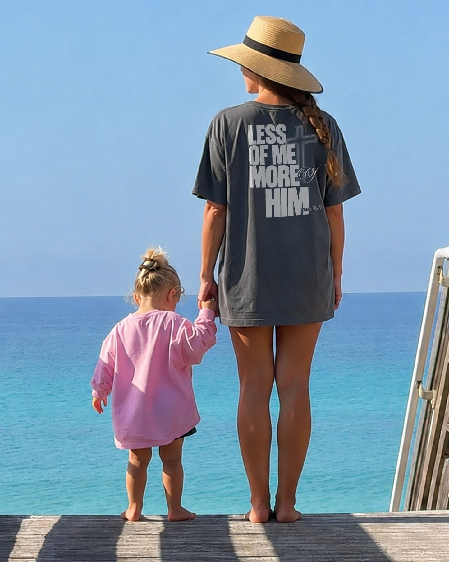 Less of Me More of Him Christian Comfort Colors® Tee | John 3:30 Women's Graphic Shirt