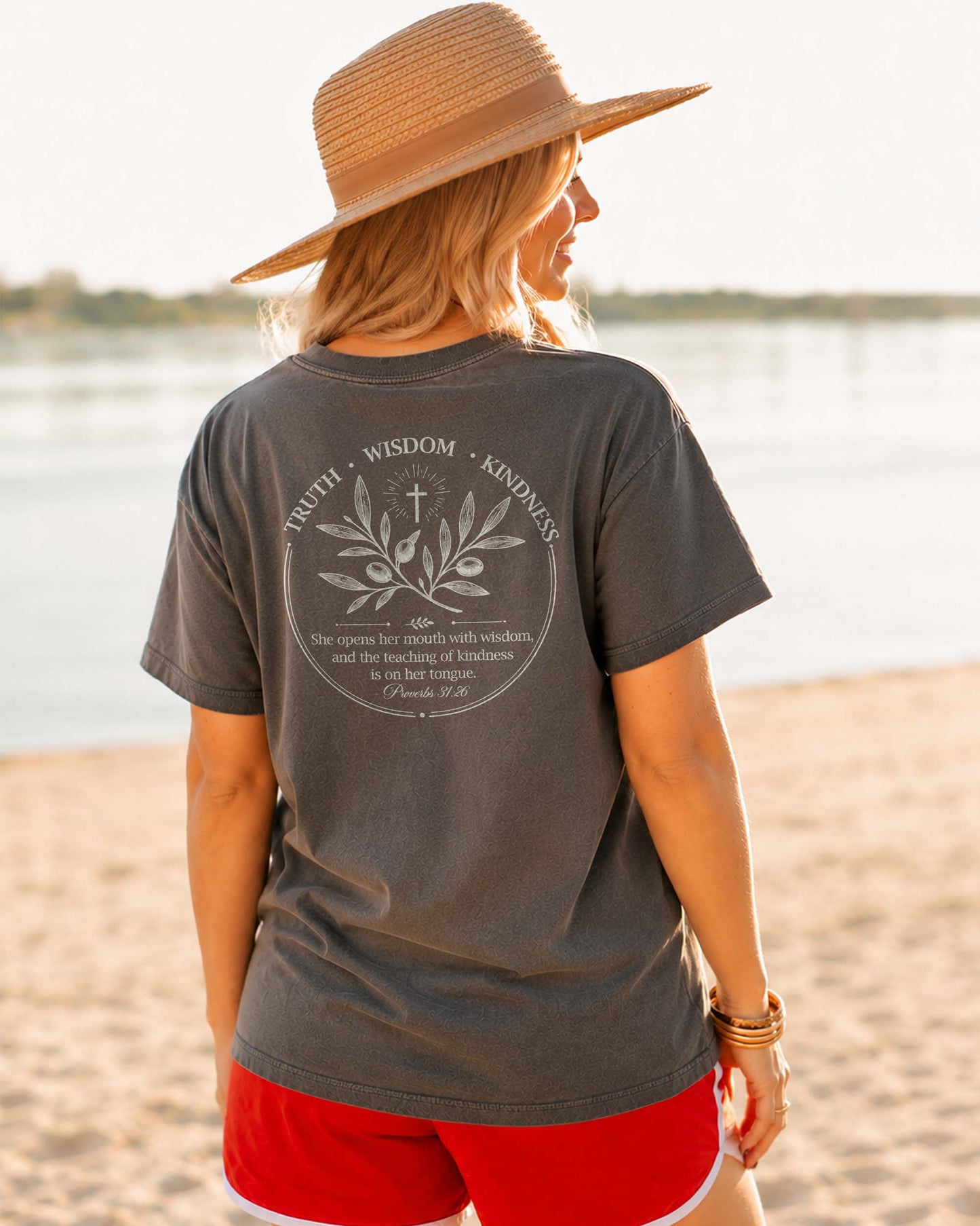 Truth • Wisdom • Kindness Christian Women's T-Shirt | Proverbs 31:26  Graphic Tee