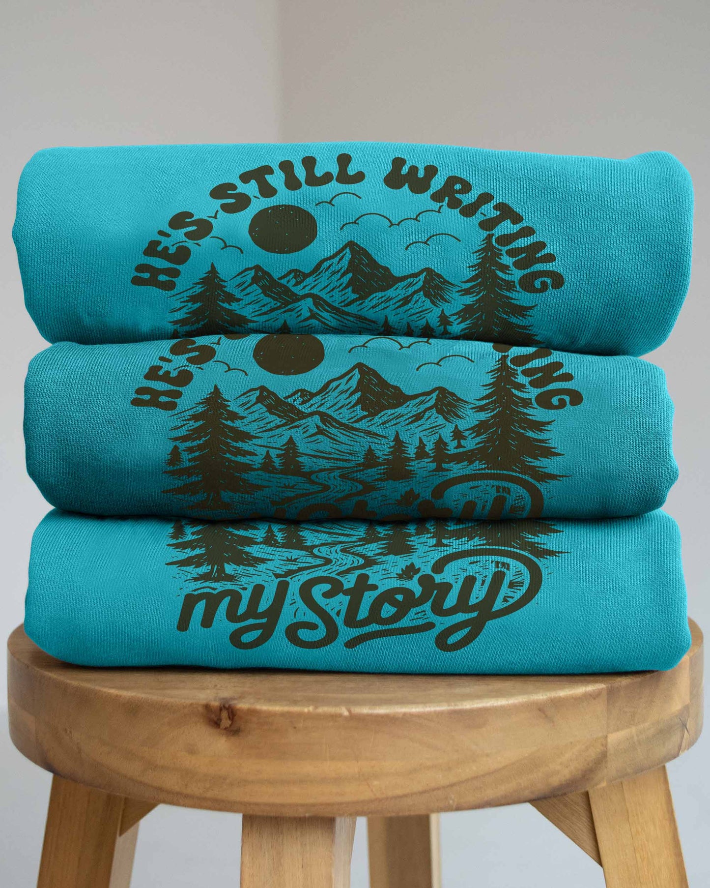 He's Still Writing My Story Christian Comfort Colors® Sweatshirt | Women's Faith Crewneck