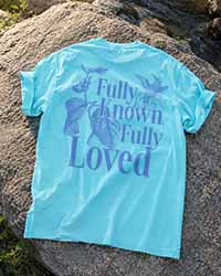 Fully Known. Fully Loved. Christian Comfort Colors® Tee | Psalm 139 Women's Graphic Shirt