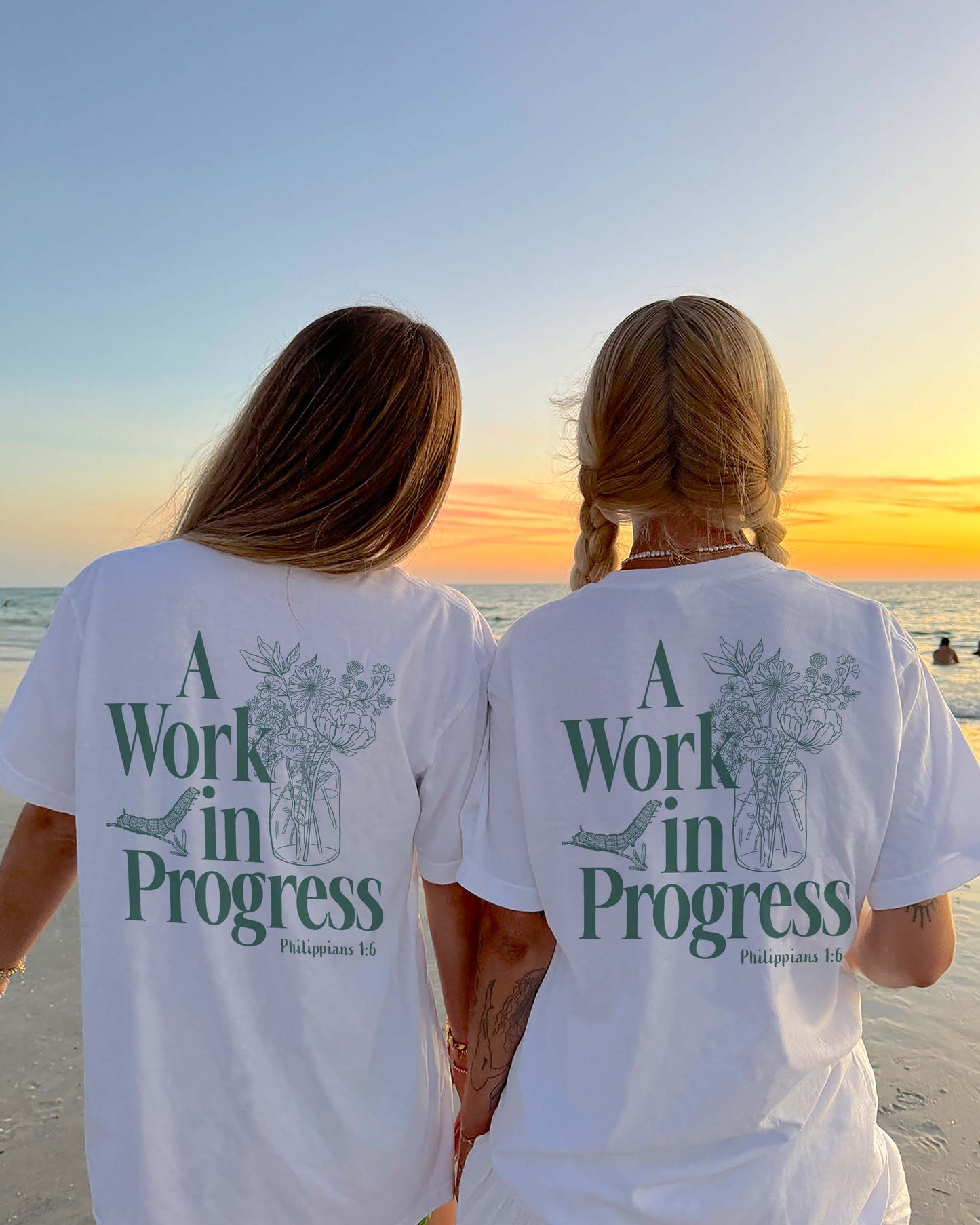 A Work in Progress Christian Comfort Colors® Tee | Philippians 1:6 Women's Graphic Shirt